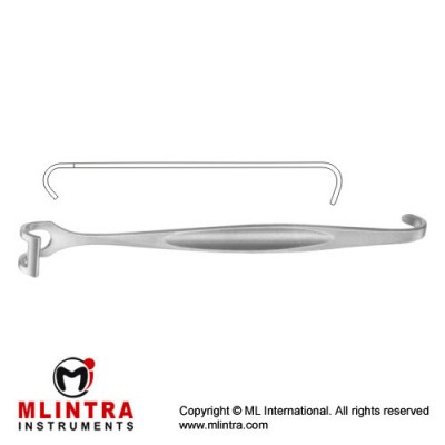 Cranny-Ryall Retractor Stainless Steel, 19 cm - 7 1/2" Blade Width 16 mm